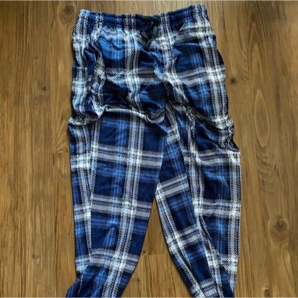 Macy's Pajama Bottoms - Blue and Gray (Medium)